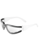 CLEAR FOAM LINED SAFETY GLASSES