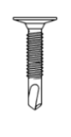 Thin Wafer Ply Metal Self-Drill Screw With Wings